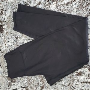 Matte faux leather leggings, 25" inseam